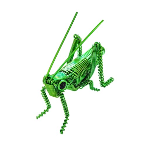 HEMOTON Insektenschmuck Aluminium Insektendekor Ornament Dekoration Insektenfiguren Heuschrecke Simulation Realistisch Kleine Figuren Skulptur Kognitives Modell Figuren Green HEMOTON Insektenschmuck Aluminium Insektendekor Ornament Dekoration Insektenfiguren Heuschrecke Simulation Realistisch Kleine Figuren Skulptur Kognitives Modell Figuren Green von HEMOTON