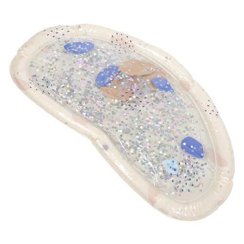HEMOTON Babymatten Zum Spielen Auf Dem Boden – Gepolsterte Baby-turnmatte Ab Neugeborenenalter – Interaktive Bauchrolle Mit Sensorischer Wassermatte von HEMOTON