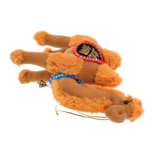HEMOTON Kamel Gefüllte Kamel Plüsch Kamel Gefüllte Kamel Figur Stofftier Kamel Stofftiere Bulk Stoff Hellbraun von HEMOTON