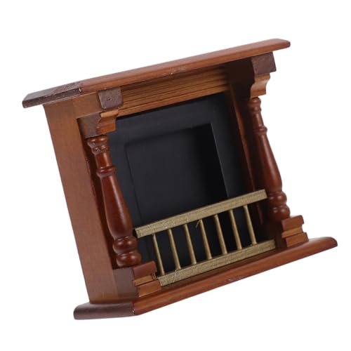 HEMOTON Realistischer Mini-holzkamin – Puppenhausmöbel Zum Spielen Und Dekorieren HEMOTON Realistischer Mini-holzkamin – Puppenhausmöbel Zum Spielen Und Dekorieren von HEMOTON