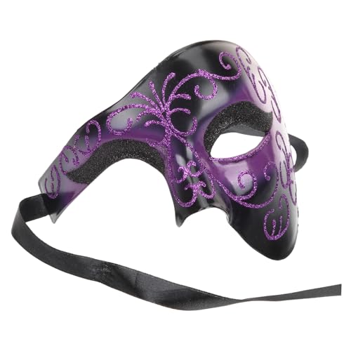 HEMOTON Karnevalsmaske Geburtstagsmasken Außendekoration Halloween-party-maske Phantommasken Outdoorbekleidung Karneval Halbmasken Punk-maske Männer Maske Plastik Lieferungen Mann Jahrgang von HEMOTON