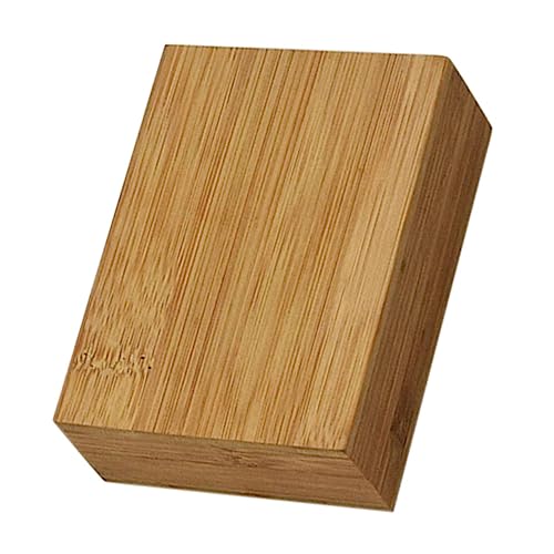 HEMOTON Kasten Pokerbox Holz lagerung Lagerregale aufbewahrungsdose Storage Boxes Vorratsbehälter schmuckkästchen Spielkartenhalter Holz lagerkanister Kartenspielen Container Bambus-Box von HEMOTON
