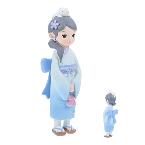 HEMOTON Kimono Ornamente Im Japanischen Stil Mädchenspielzeug Mädchenspielzeug Japanisches Schreibtischdekor Ästhetische Schreibtischdekoration Ästhetische Japanische von HEMOTON