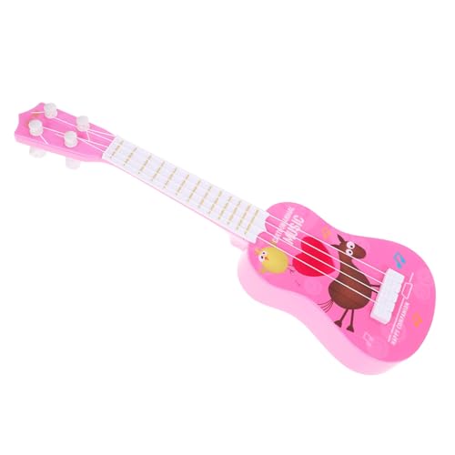 HEMOTON Kinder Gitarre Kind Gitarre Geschenk Anfänger Musikinstrument Spielzeug Kinderspielzeug Kinder Ukulele Spielzeug für Kleinkinder Gitarren akustische Gitarre Ukulele aus Kunststoff von HEMOTON