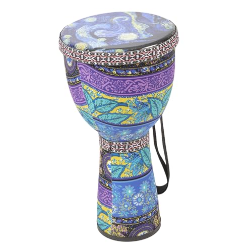 HEMOTON Kindertrommel musikinstrumente Musical Instruments trommeln rutschfeste Handtrommel Frühpädagogisches Afrikanische Djembe-Trommel Kinderhandtrommel PVC Blue von HEMOTON