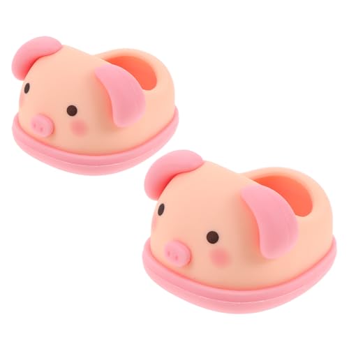 HEMOTON Kleine Puppenschuhe Miniatur Plastik Schuhe für Puppen Süße Schwein Design Weiches Plüschmaterial Einfache Anziehbarkeit Puppenmode für Kreatives Kinderspiel HEMOTON Kleine Puppenschuhe Miniatur Plastik Schuhe für Puppen Süße Schwein Design Weiches Plüschmaterial Einfache Anziehbarkeit Puppenmode für Kreatives Kinderspiel von HEMOTON