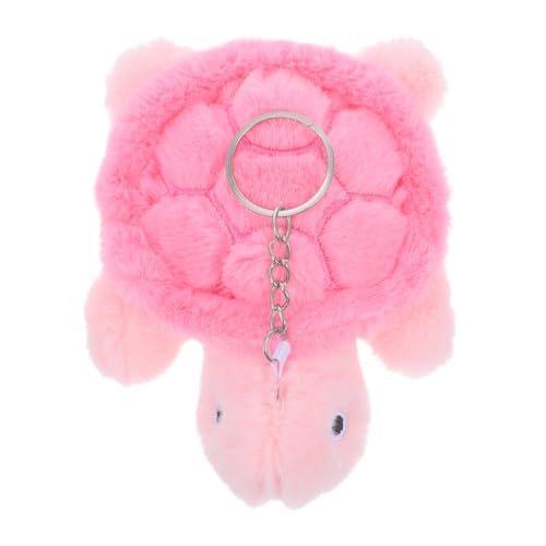HEMOTON Kleiner Schildkröten Anhänger Rucksackanhänger Taschen-plüsch-schildkröten-anhänger Plüsch-anhänger Plüsch-schildkröten- Gefüllte Schildkröte Schmücken Pp Baumwolle Rosa von HEMOTON