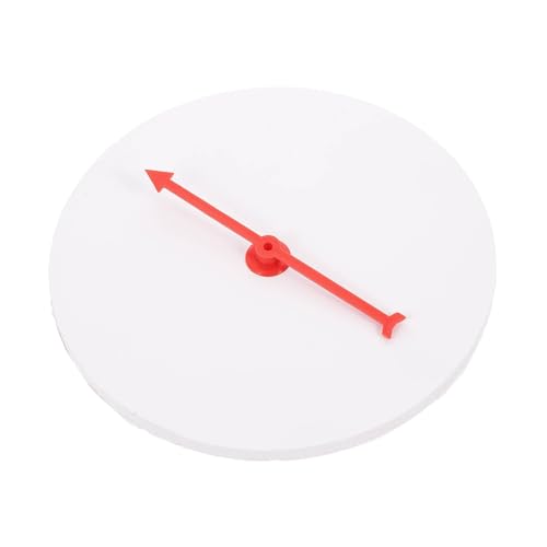 HEMOTON Kleines DIY Gewinnrad zum Selbstgestalten Kunststoff Drehteller Glatter Drehmechanismus Praktisches Desktop Spiel für Party Hochzeit Geburtstag und Familienfeier von HEMOTON