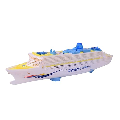 HEMOTON Kreuzfahrtmodell Für Kinder Spielzeug Modelle Kreuzfahrten Mit Blinkendem Sound Elektrisch Nautisches Modell von HEMOTON