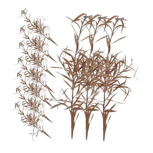 HEMOTON Künstliche Grünpflanzen Mini-bäume Zum Basteln Gartendekoration Miniatur -Dessert -pflanzenmodell Wohnaccessoires Mikro-Landschaft-mini-Bush Feengarten -mini -Pflanze Gras Khaki von HEMOTON