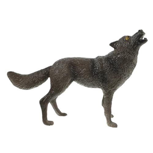 HEMOTON Kunststoff Wolf Modell Dekorative Tierfigur Realistische Wolf Statue für Garten Schreibtisch und Zuhause Wildtier Deko Figur HEMOTON Kunststoff Wolf Modell Dekorative Tierfigur Realistische Wolf Statue für Garten Schreibtisch und Zuhause Wildtier Deko Figur von HEMOTON