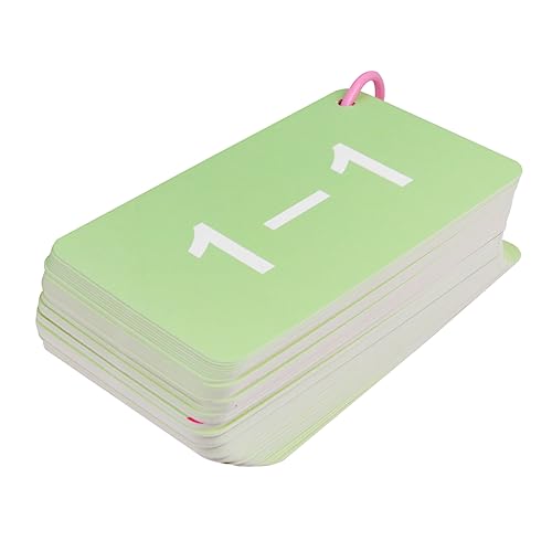 HEMOTON Lernkarten Mathematik Addition Subtraktion für Vorschule Grundschule Frühförderung Mathe Flashcards Set für Jungen Mädchen Einschulung von HEMOTON