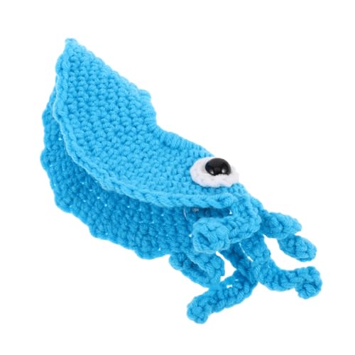 HEMOTON Linsendekorring kinderspielzeug Octopus Häkelset für für Anfänger Shutter-Kamera -Autositz- Gehäkelter Oktopus Krippenzubehör Shutter Hugger Garn Blue HEMOTON Linsendekorring kinderspielzeug Octopus Häkelset für für Anfänger Shutter-Kamera -Autositz- Gehäkelter Oktopus Krippenzubehör Shutter Hugger Garn Blue von HEMOTON