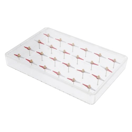 HEMOTON Magnetisches Molekülmodell für Schüler DIY Physik Experimentierset mit Kleinen Magnetnadeln und Feldlinienmodell Pädagogisches Wissenschaftsspielzeug zur Analytischer Fähigkeiten von HEMOTON