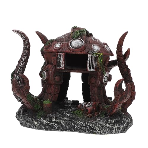 HEMOTON Maschinenoktopus -Ornamente Klein Dekoration Roboter Krake Aquarium Roboter-oktopus-skulptur Aquarium-Roboter-oktopus-Ornament Tank Tropisch Fischaquariumdekor Panzer Harz HEMOTON Maschinenoktopus -Ornamente Klein Dekoration Roboter Krake Aquarium Roboter-oktopus-skulptur Aquarium-Roboter-oktopus-Ornament Tank Tropisch Fischaquariumdekor Panzer Harz von HEMOTON