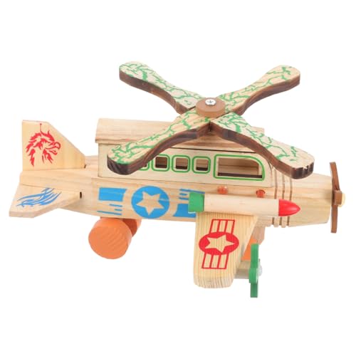 HEMOTON Sicheres Hubschrauberspielzeug Aus Holz – Flugzeugmodell – Ideal Für Kinder Und Sammler HEMOTON Sicheres Hubschrauberspielzeug Aus Holz – Flugzeugmodell – Ideal Für Kinder Und Sammler von HEMOTON