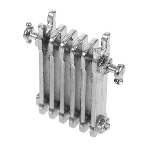 HEMOTON Mini Heizkörper Mini Möbel Simulationsheizkörper Modell Puppenhaus Zubehör Kleines Hauszubehör Puppenhaus Möbel Miniatur Heizeinheit Mini Ornament Kleine von HEMOTON