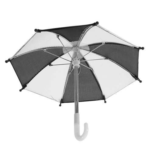 HEMOTON Mini-Regenschirm für mini Regenschirm Kompakte Regenschirme Tragbarer Regenschirm Puppenhaus Dekoration Simulationsschirmmodelle kleine Regenschirme Metall von HEMOTON