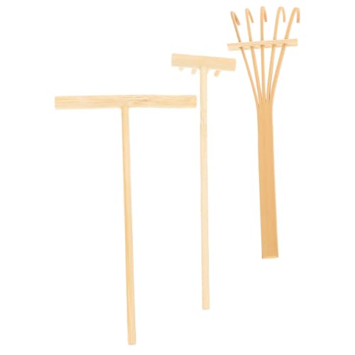 HEMOTON Mini Sandgarten rechen aus Langlebigem Bambus Zen Gartentisch Zubehör Robust und Praktisch für Desktop Sandspiele für Meditation und Kreative Sandgestaltung HEMOTON Mini Sandgarten rechen aus Langlebigem Bambus Zen Gartentisch Zubehör Robust und Praktisch für Desktop Sandspiele für Meditation und Kreative Sandgestaltung von HEMOTON