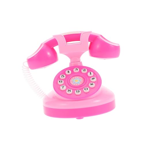 HEMOTON Mini-Telefonspielzeug rotierend Miniatur vorgeben pädagogisches Handy Spieltelefon für vortäuschen -Handy altes Telefon Vintage Kindertelefon Plastik Rosa HEMOTON Mini-Telefonspielzeug rotierend Miniatur vorgeben pädagogisches Handy Spieltelefon für vortäuschen -Handy altes Telefon Vintage Kindertelefon Plastik Rosa von HEMOTON