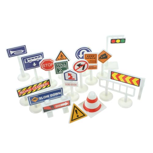 HEMOTON Mini Verkehrsschilder Teiliges Lernspielzeug für Interaktive Verkehrssimulation für Kreative Rollenspiele und Verkehrsbildung aus Stabilem für Vorschulkinder HEMOTON Mini Verkehrsschilder Teiliges Lernspielzeug für Interaktive Verkehrssimulation für Kreative Rollenspiele und Verkehrsbildung aus Stabilem für Vorschulkinder von HEMOTON