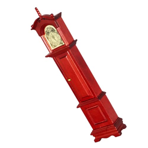HEMOTON Mini-puppenhaus Figur Szene Puppenhausfenster Miniaturen Feenhaftes Modell Tür Puppenhaus-miniaturbausatz Puppenbett Mini-mikrowelle Hausbodenuhr Metall Rot HEMOTON Mini-puppenhaus Figur Szene Puppenhausfenster Miniaturen Feenhaftes Modell Tür Puppenhaus-miniaturbausatz Puppenbett Mini-mikrowelle Hausbodenuhr Metall Rot von HEMOTON