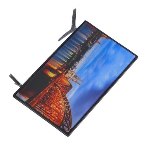 HEMOTON Miniatur Fernseher für Puppenhaus Robustes Accessoire mit Realistischem LCD Display für Wohnzimmer Dekoration Miniaturwelten Vielseitig Kombinierbar mit Anderen Möbeln HEMOTON Miniatur Fernseher für Puppenhaus Robustes Accessoire mit Realistischem LCD Display für Wohnzimmer Dekoration Miniaturwelten Vielseitig Kombinierbar mit Anderen Möbeln von HEMOTON