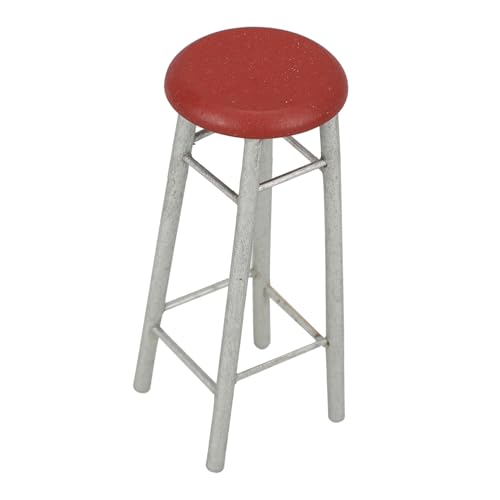 HEMOTON Miniatur Hocker aus Holz für Puppenhaus Niedliches Möbelstück für Schlafzimmer Wohnzimmer Mehr für DIY Puppenhaus Dekoration von HEMOTON