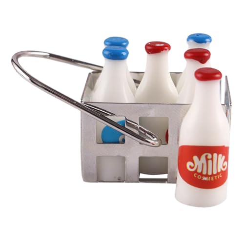 HEMOTON Miniatur Milch Mini Milchflaschen Modelle Miniatur Harzflaschen Dekoration Harz Milch Modelle Miniatur Deko, Puppenhaus Zubehör HEMOTON Miniatur Milch Mini Milchflaschen Modelle Miniatur Harzflaschen Dekoration Harz Milch Modelle Miniatur Deko, Puppenhaus Zubehör von HEMOTON