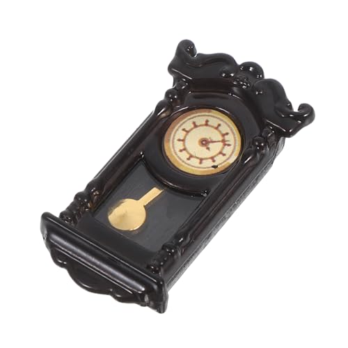 HEMOTON Miniatur Puppenhaus Wanduhr Römische Retro Hängende Pendeluhr Mini Haus Möbel Dekoration Für Puppenhaus Szene Zubehör Event Festgestaltung von HEMOTON