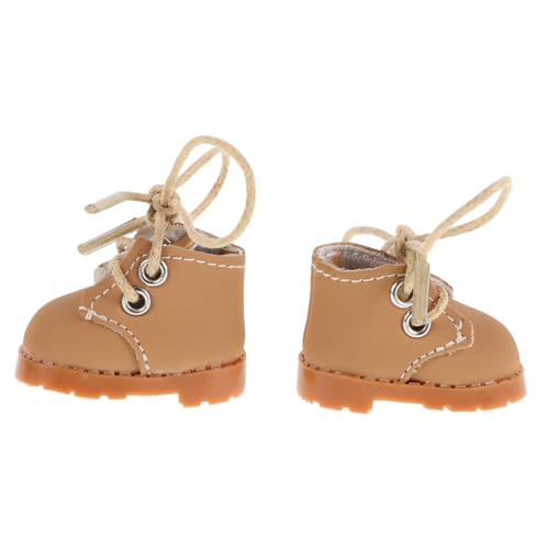 HEMOTON Miniatur Puppenschuhe mit Verstellbaren Schnürsenkeln Puppen Schuhe für Babypuppen Spielset Zubehör Weiche Bequeme Passform für Puppenhaus Dekoration und Fotosessions HEMOTON Miniatur Puppenschuhe mit Verstellbaren Schnürsenkeln Puppen Schuhe für Babypuppen Spielset Zubehör Weiche Bequeme Passform für Puppenhaus Dekoration und Fotosessions von HEMOTON