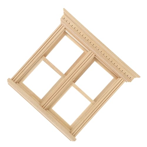 HEMOTON Miniatur Zubehör Fenster Miniatur Fenster Holzmöbel Holz HEMOTON Miniatur Zubehör Fenster Miniatur Fenster Holzmöbel Holz von HEMOTON