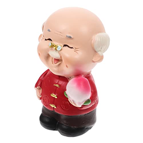 HEMOTON Miniaturfigur Kuchen Deko Chinesische Geburtstagstortendekoration Kompakte Cartoon Figur Traditionelles Design für Feiern Tischdeko von HEMOTON