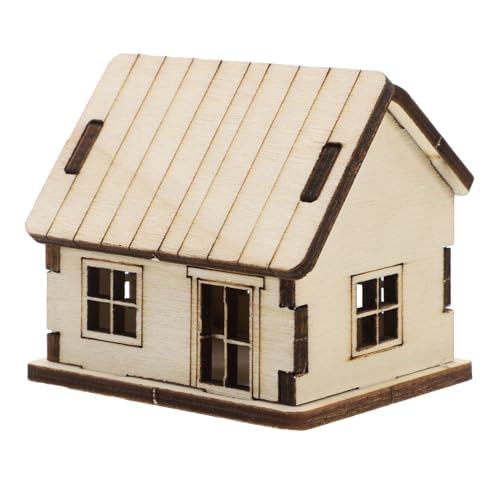 HEMOTON Miniaturhaus DIY Puppenhaus Miniaturbaukasten für holzspielzeug Holzhausfiguren Handwerkshaus aus Holz Mini-Holzhaus Hausmodell hölzern Khaki HEMOTON Miniaturhaus DIY Puppenhaus Miniaturbaukasten für holzspielzeug Holzhausfiguren Handwerkshaus aus Holz Mini-Holzhaus Hausmodell hölzern Khaki von HEMOTON