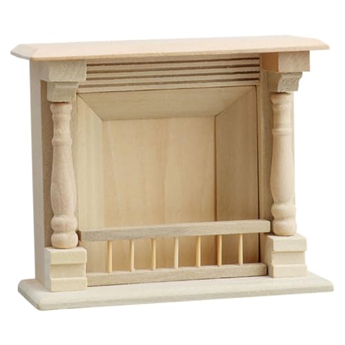 HEMOTON Miniatur-puppenhaus-zubehör Maßstab 112 Unbehandelter Holzkamin Für Weihnachtsszene HEMOTON Miniatur-puppenhaus-zubehör Maßstab 112 Unbehandelter Holzkamin Für Weihnachtsszene von HEMOTON