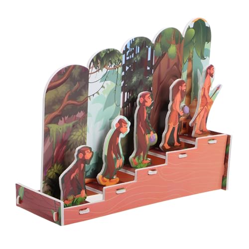 HEMOTON Modell Der Menschlichen Evolution Bildungsrätsel Körperteile Puzzle Menschlicher Körper Puzzle Für Modell des Menschlichen Körpers Für Puzzlespiele Kt-Board von HEMOTON
