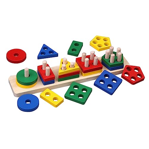 HEMOTON Montessori Holzspielzeug Sortierspiel Teiliges Farb und Formerkennung für Kleinkinder Jahre Motorikspielzeug zur Feinmotorikförderung für Jungen Mädchen HEMOTON Montessori Holzspielzeug Sortierspiel Teiliges Farb und Formerkennung für Kleinkinder Jahre Motorikspielzeug zur Feinmotorikförderung für Jungen Mädchen von HEMOTON