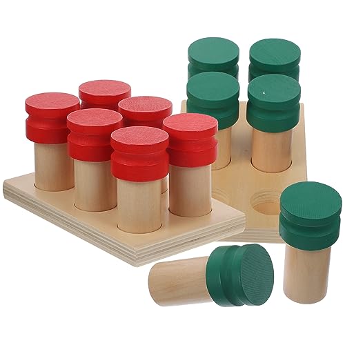 HEMOTON Montessori Lernspielzeug aus Holz für Sensory Box Motorischen Fähigkeiten und Kreativität für Kleinkinder und Vorschulkinder von HEMOTON
