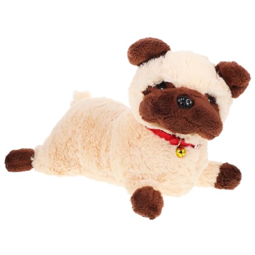 HEMOTON Mops-Puppe Kuscheltier für Tierpuppe Dogs Toys Dog Toy Kuscheltiere für Jungen Plüschtiere ausgestopfter Hund Kawaii Stofftier -Baumwolle von HEMOTON