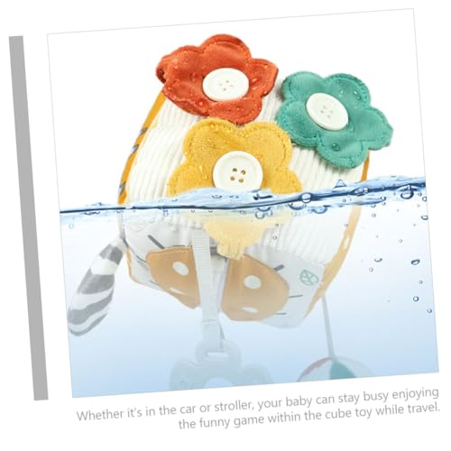 HEMOTON Multifunktionaler Pädagogischer Aktivitätswürfel Taktiles Lernspielzeug für Kleinkinder Tast Kognitionsfähigkeiten Robust und Schadstofffrei Unisex von HEMOTON