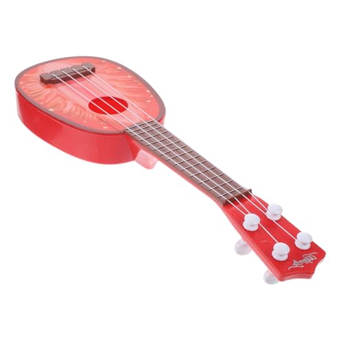 HEMOTON Musikalisches Spielzeug Kinderspielzeug kinderinstrumente Kinder-Ukulele-Gitarre süße Ukulele-Gitarre Musikinstrumente pädagogische Ukulele für Kinder Obst von HEMOTON