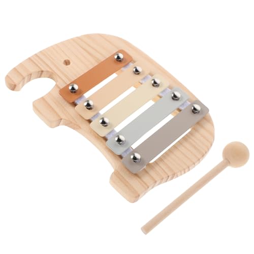 HEMOTON Musikalisches Xylophon für Montessori Musikinstrument aus Holz für Vorschulbildung mit Schlägel Fördert Familiäre Bindungen und Sicheres von HEMOTON