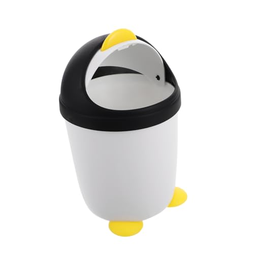 HEMOTON Niedlicher Mini-Pinguin-mülleimer Kleiner Abfallkorb Für Kinder Kompakter Badezimmereimer Fürs Schlafzimmer HEMOTON Niedlicher Mini-Pinguin-mülleimer Kleiner Abfallkorb Für Kinder Kompakter Badezimmereimer Fürs Schlafzimmer von HEMOTON