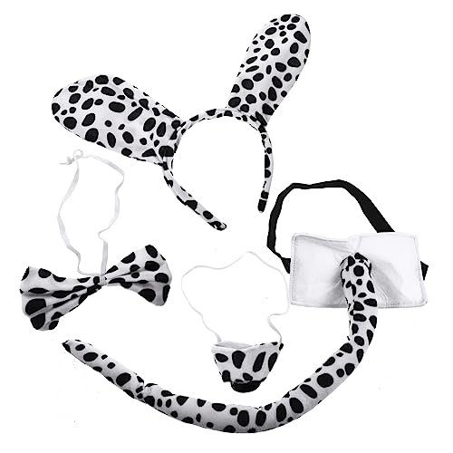 HEMOTON Niedliches Tierkopfbedeckung mit Fliege und Falscher Nase für Halloween Karneval und Cosplay Partys HEMOTON Niedliches Tierkopfbedeckung mit Fliege und Falscher Nase für Halloween Karneval und Cosplay Partys von HEMOTON