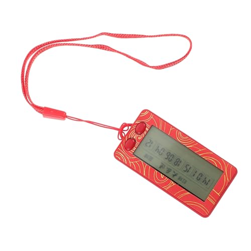 HEMOTON Nummer Picker Glücksverlosung Ball Tombola Bälle Digital Switch Spiele Kunststoff Rot von HEMOTON