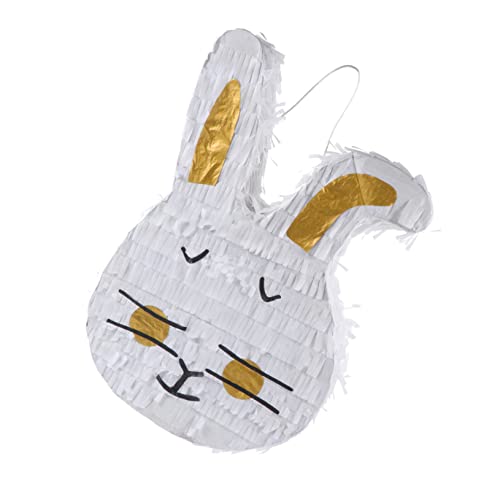 HEMOTON Osterhasen Pinata aus Papier zum Aufhängen Kaninchenform zum Befüllen mit Süßigkeiten Partydeko für Kindergeburtstag und Osterfeier Lustiges Mitgebsel HEMOTON Osterhasen Pinata aus Papier zum Aufhängen Kaninchenform zum Befüllen mit Süßigkeiten Partydeko für Kindergeburtstag und Osterfeier Lustiges Mitgebsel von HEMOTON
