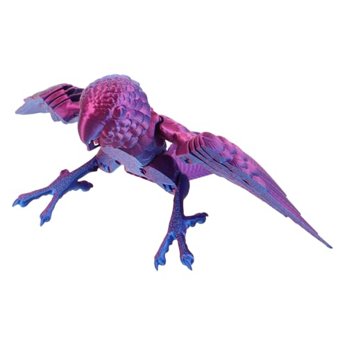 HEMOTON Papagei-Modell kleine Papageienspielzeuge Vogelfiguren dekorative gefälschte Vögel für kinderspielzeug Papageienfiguren papagei künstliche Vögel Plastik rot von HEMOTON