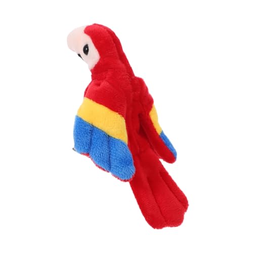 HEMOTON Papageien-Fingerpuppe papagei mini Puppen Papagei Vogel Stofftier Kolibri Stofftier Cartoon-Marionette Geschichte erzählende Marionette PP Baumwolle von HEMOTON