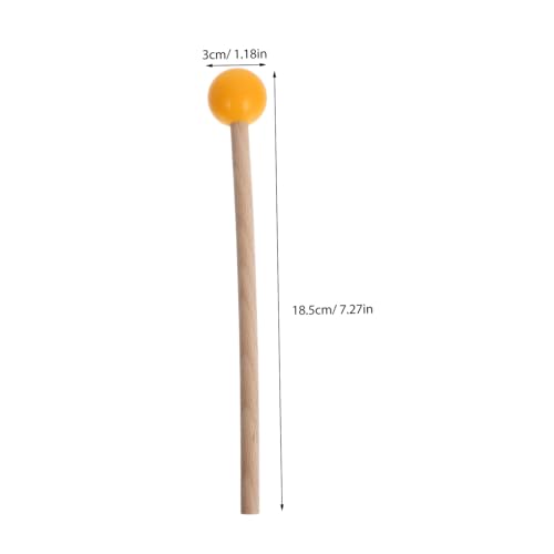 HEMOTON Percussion Sticks Holz Mallets für Xylophon Glockenspiel Orff Instrumente Ergonomisch Komfortabel Vielseitig für Schule Bühne HEMOTON Percussion Sticks Holz Mallets für Xylophon Glockenspiel Orff Instrumente Ergonomisch Komfortabel Vielseitig für Schule Bühne von HEMOTON