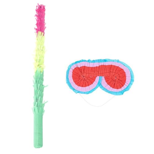 HEMOTON Piñata Stick Satz Für Kindergeburtstage Bunte Piñata Brille Papier Stab Für Feste Feiern Kreatives Partyspiel Für Jungen Mädchen Unterhaltsame Gartenspiele Für Kinder HEMOTON Piñata Stick Satz Für Kindergeburtstage Bunte Piñata Brille Papier Stab Für Feste Feiern Kreatives Partyspiel Für Jungen Mädchen Unterhaltsame Gartenspiele Für Kinder von HEMOTON